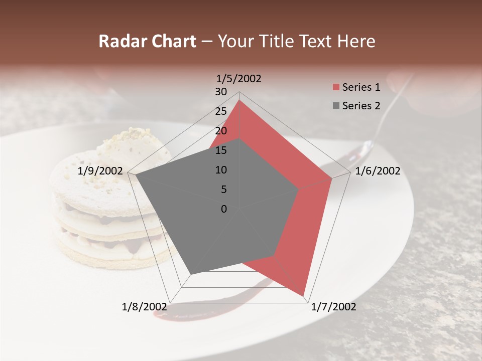 Cooked Cuisine Cake PowerPoint Template