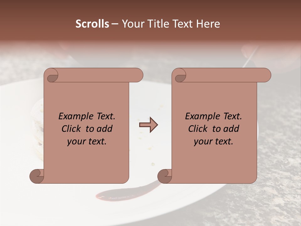 Cooked Cuisine Cake PowerPoint Template