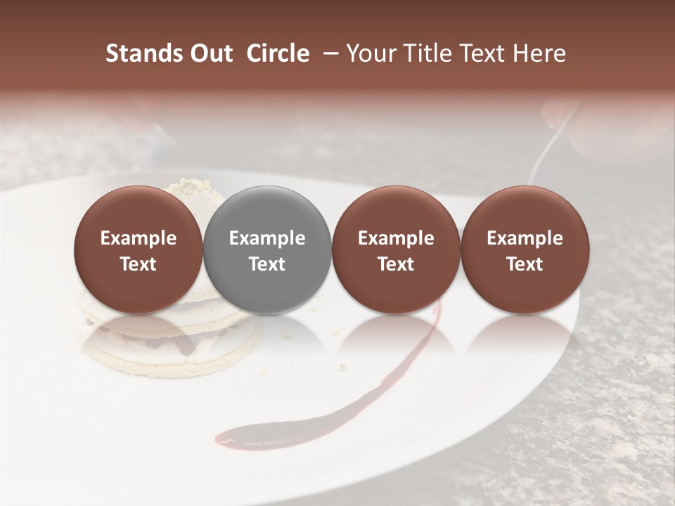 Cooked Cuisine Cake PowerPoint Template