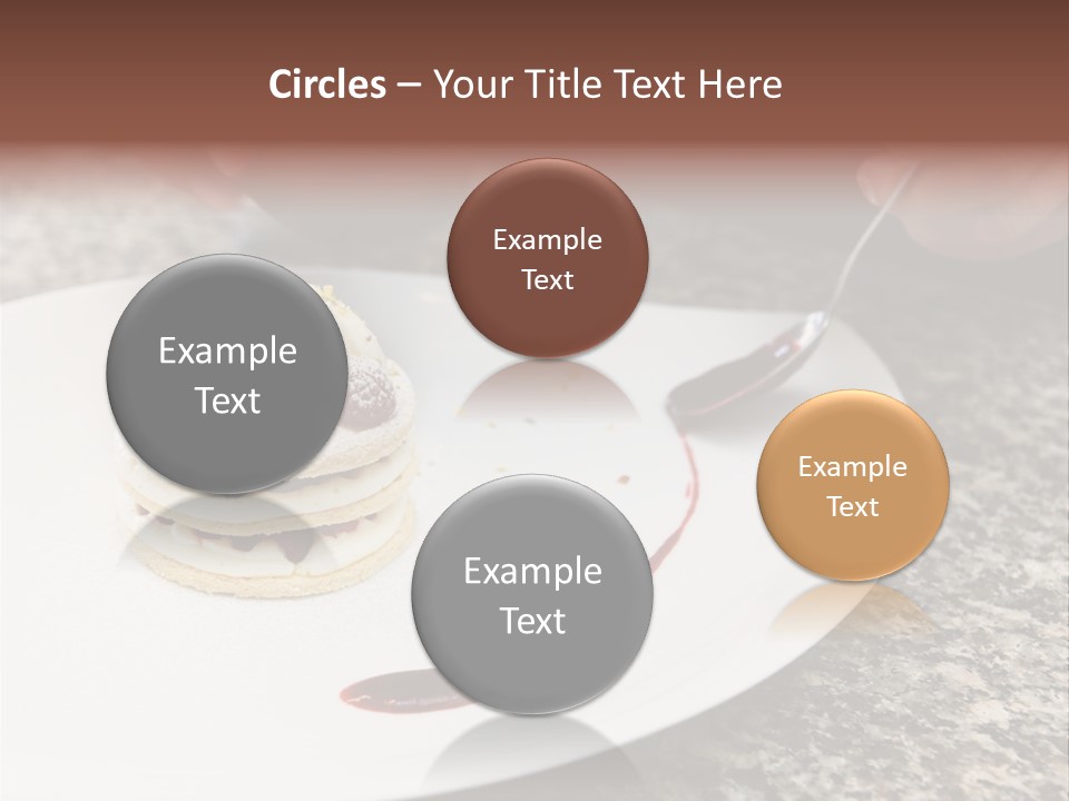 Cooked Cuisine Cake PowerPoint Template