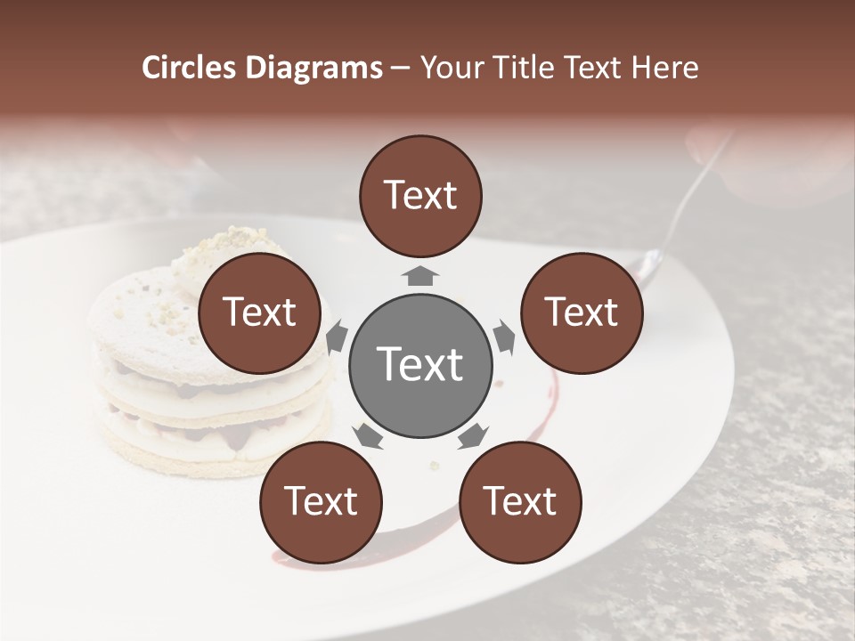 Cooked Cuisine Cake PowerPoint Template