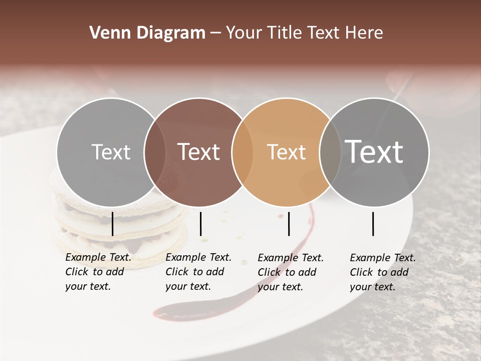 Cooked Cuisine Cake PowerPoint Template