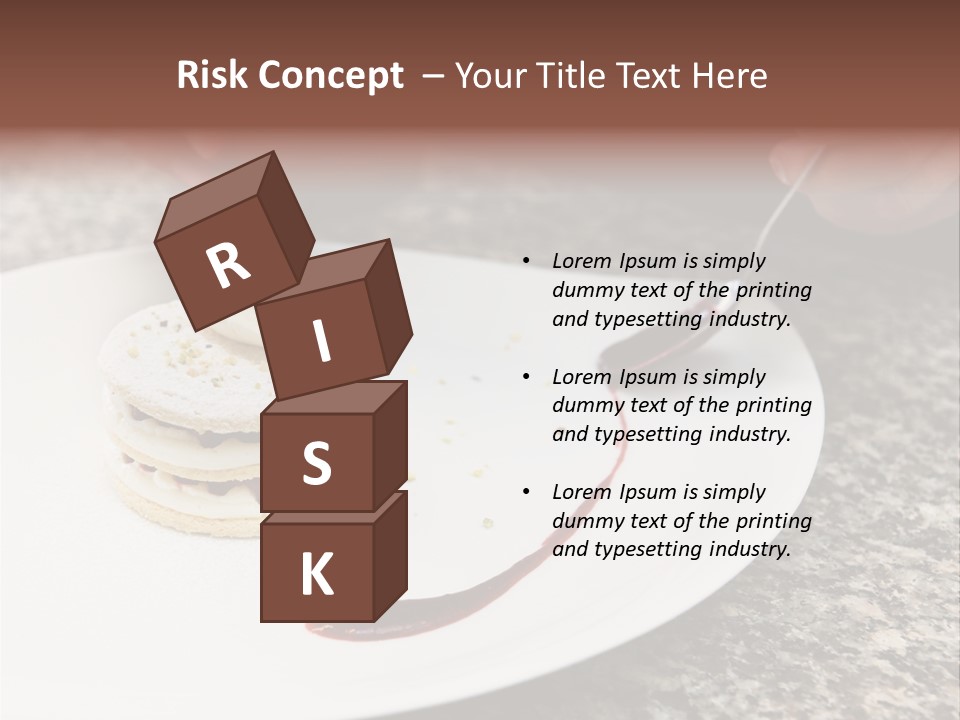 Cooked Cuisine Cake PowerPoint Template