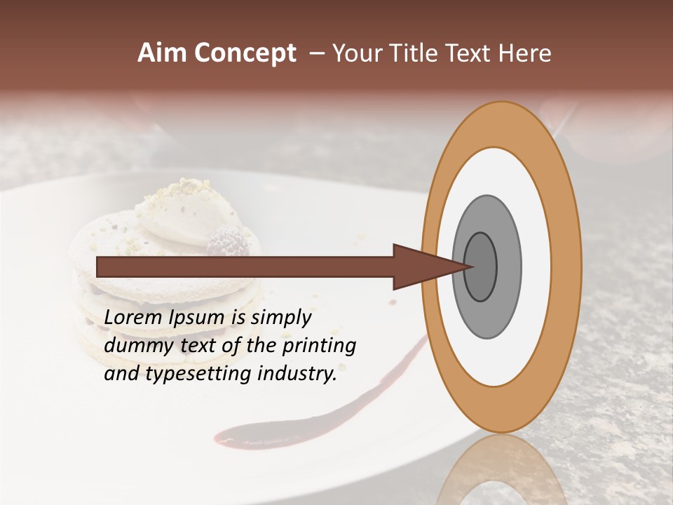 Cooked Cuisine Cake PowerPoint Template