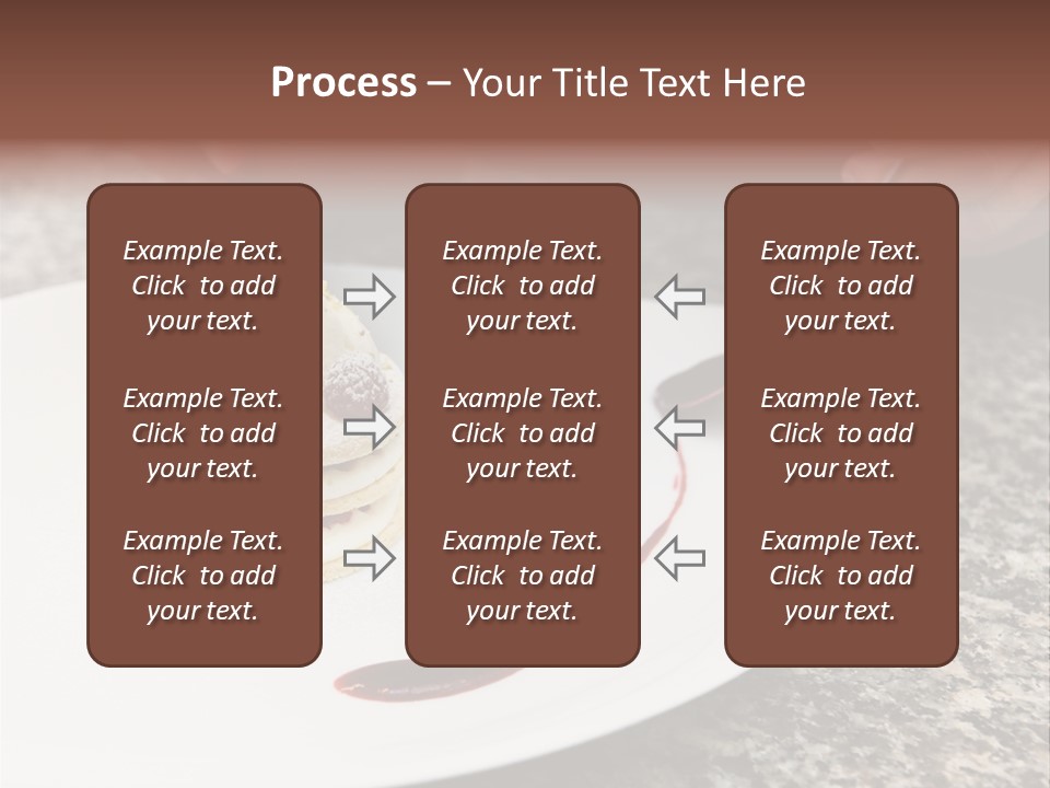 Cooked Cuisine Cake PowerPoint Template