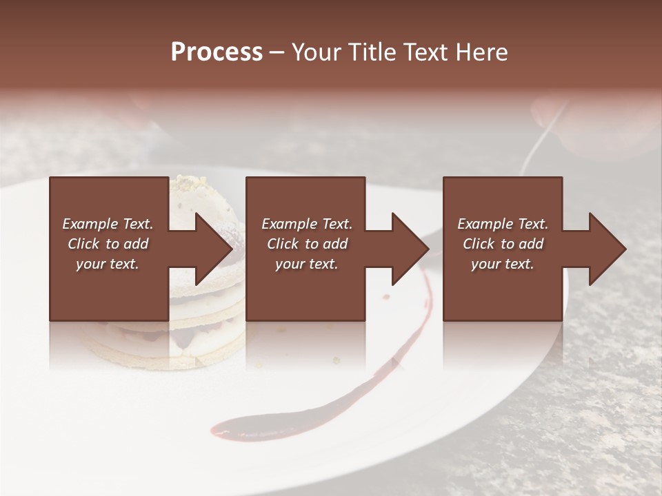 Cooked Cuisine Cake PowerPoint Template