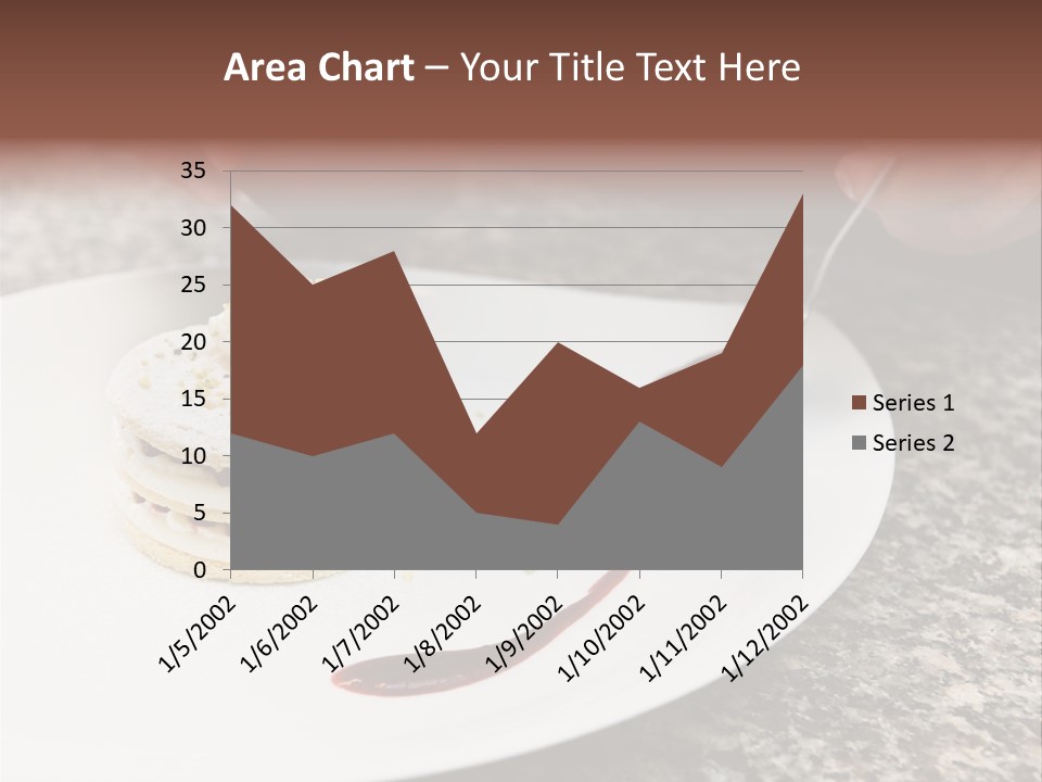 Cooked Cuisine Cake PowerPoint Template