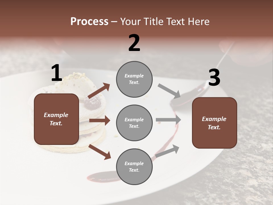 Cooked Cuisine Cake PowerPoint Template