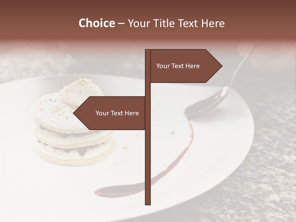 Cooked Cuisine Cake PowerPoint Template