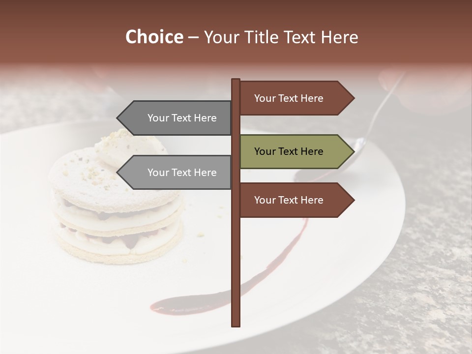 Cooked Cuisine Cake PowerPoint Template