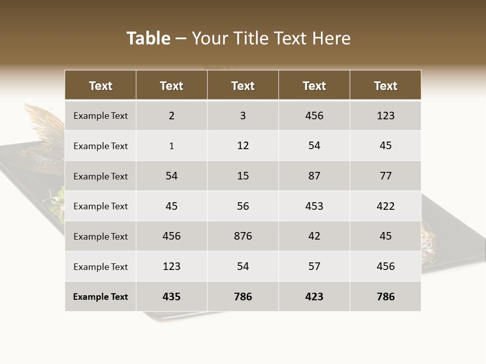 Market Texture Eye PowerPoint Template