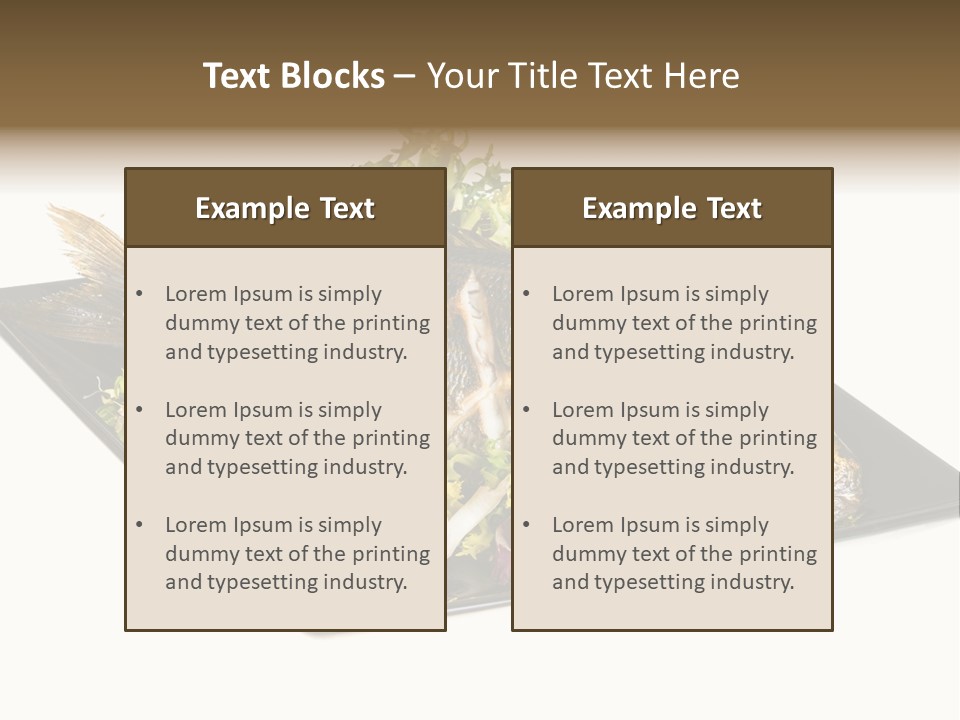 Market Texture Eye PowerPoint Template