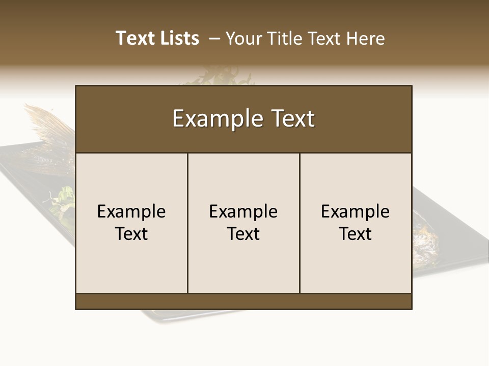 Market Texture Eye PowerPoint Template