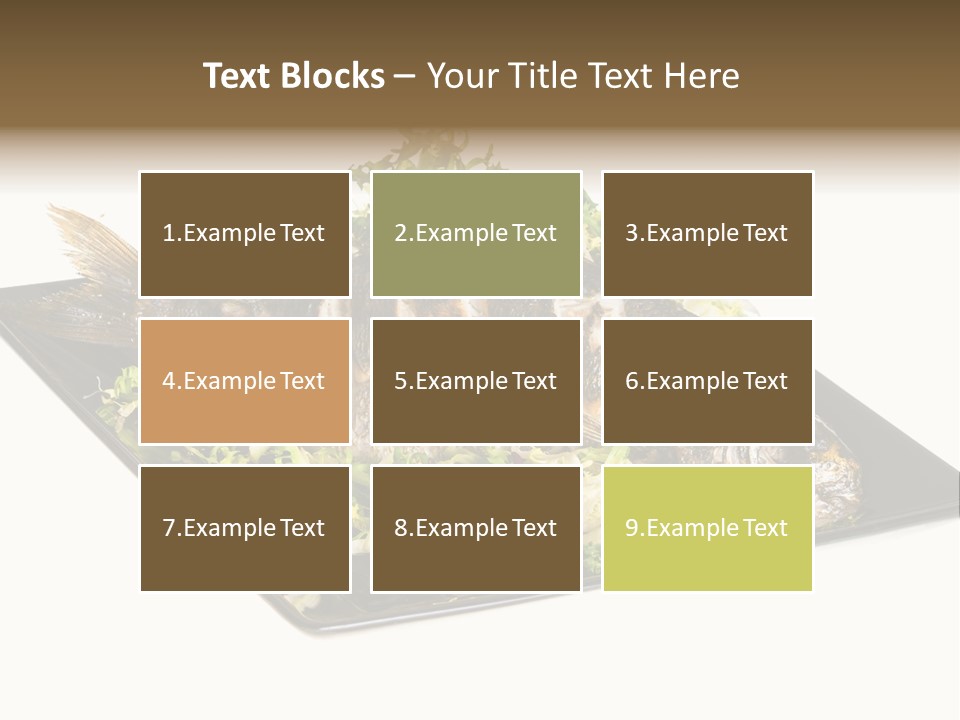 Market Texture Eye PowerPoint Template