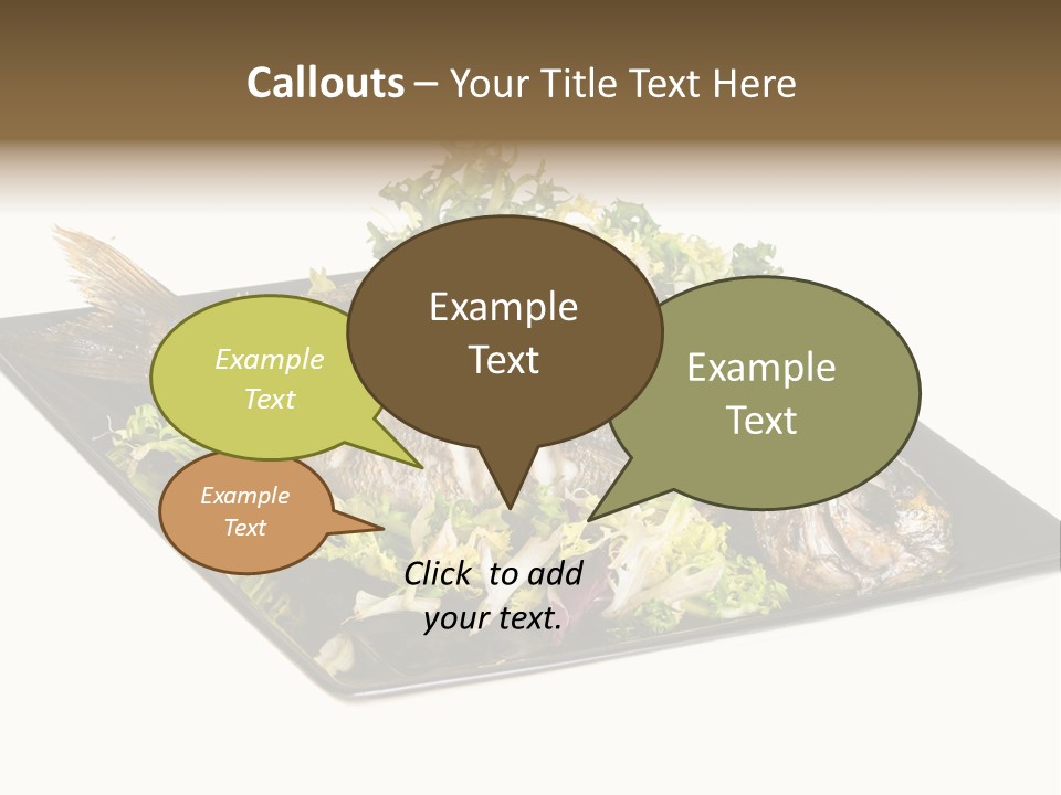 Market Texture Eye PowerPoint Template