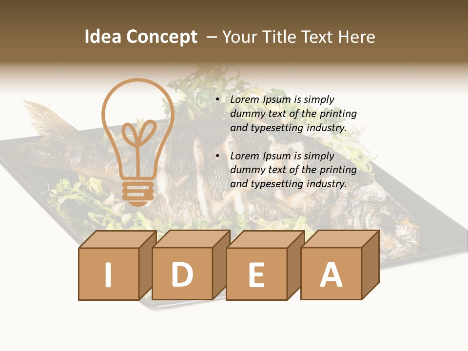 Market Texture Eye PowerPoint Template