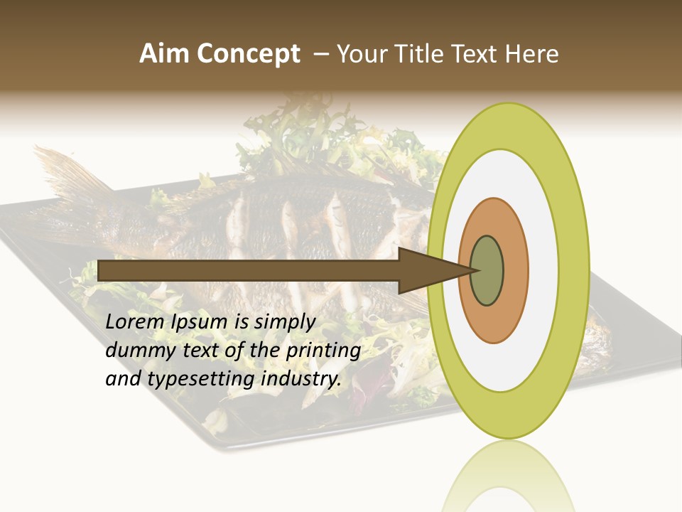 Market Texture Eye PowerPoint Template