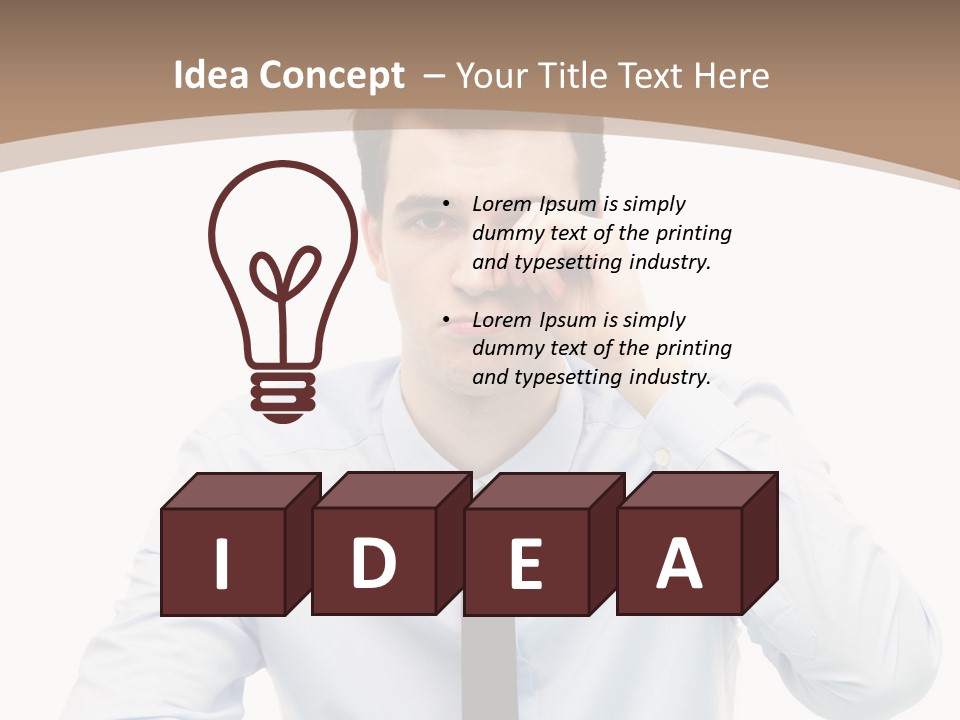 Costume Student Young Adult PowerPoint Template