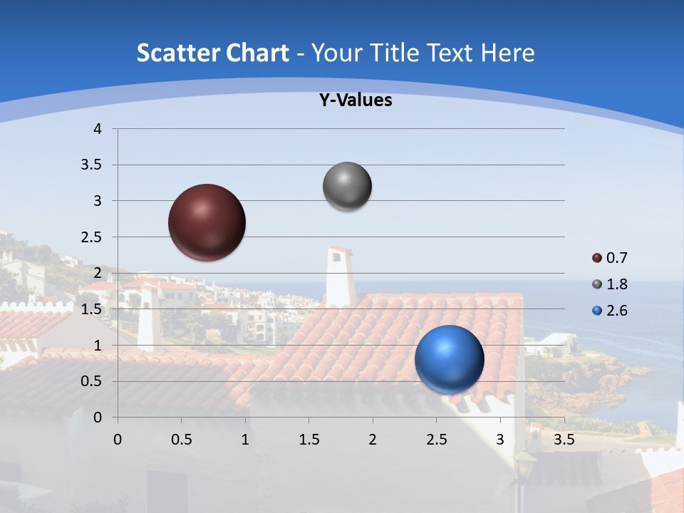 Tranquil White Leisure PowerPoint Template