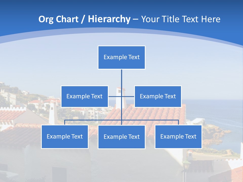 Tranquil White Leisure PowerPoint Template