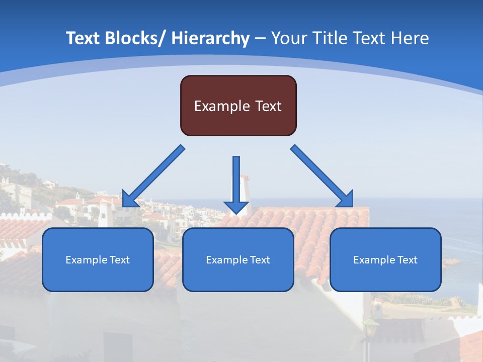 Tranquil White Leisure PowerPoint Template