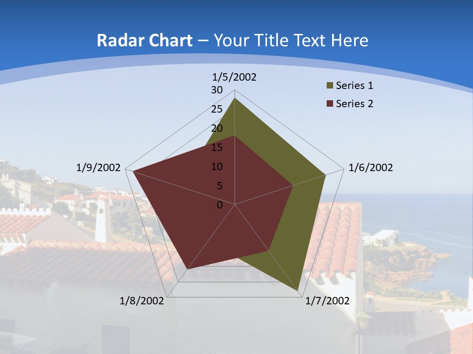 Tranquil White Leisure PowerPoint Template