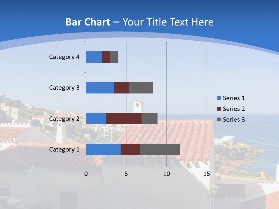 Tranquil White Leisure PowerPoint Template
