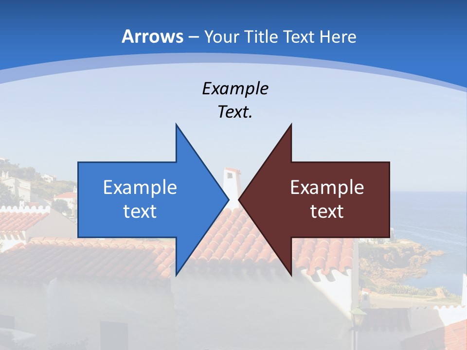 Tranquil White Leisure PowerPoint Template