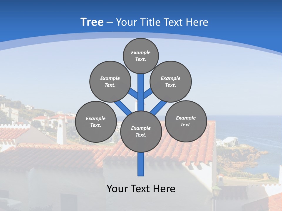 Tranquil White Leisure PowerPoint Template
