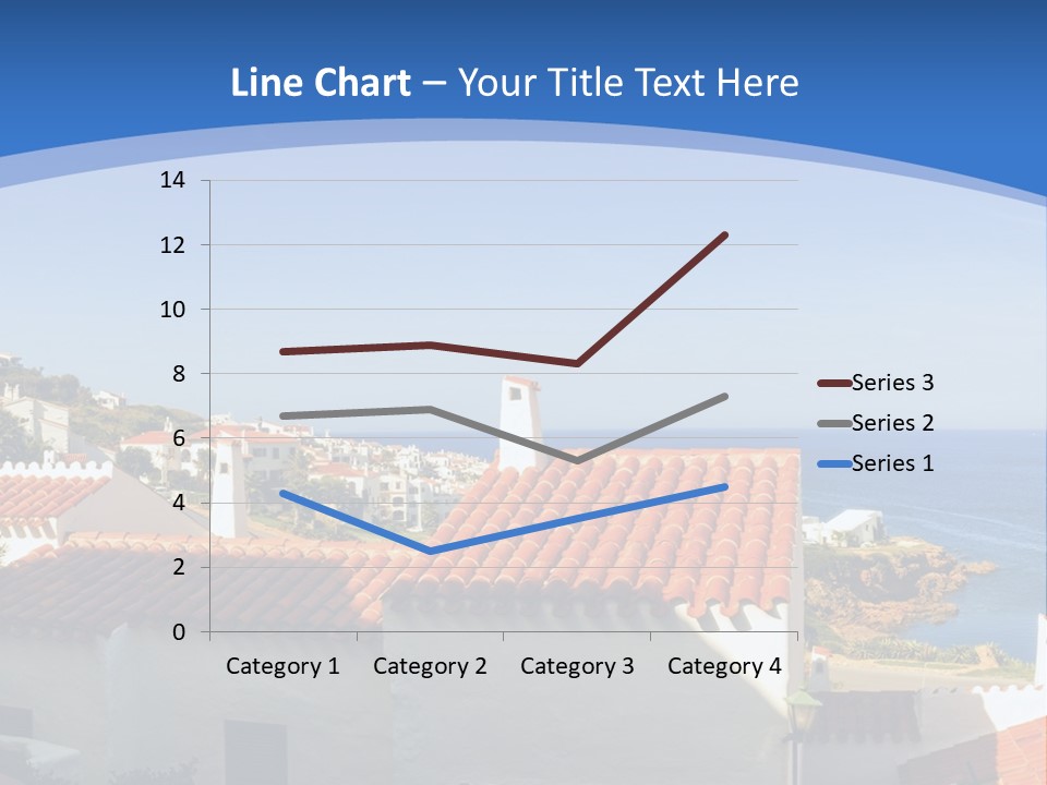 Tranquil White Leisure PowerPoint Template