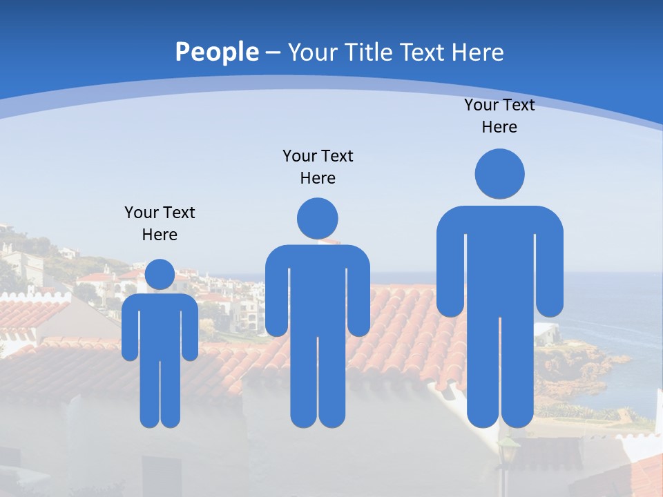 Tranquil White Leisure PowerPoint Template