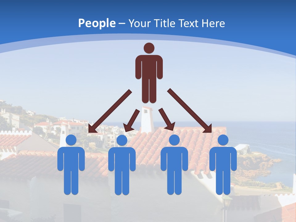 Tranquil White Leisure PowerPoint Template