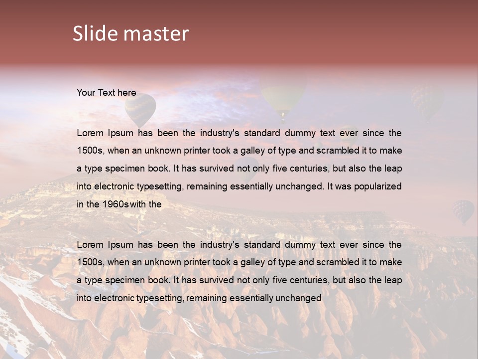 Hot Limestone Anatolia PowerPoint Template