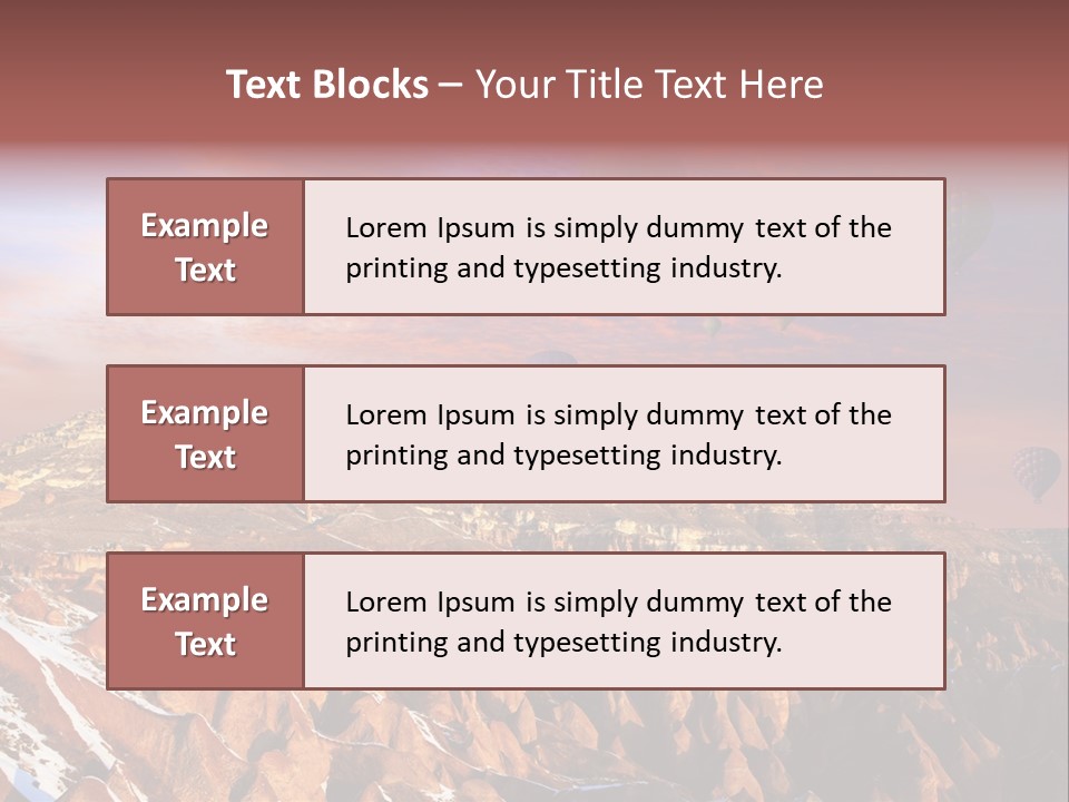 Hot Limestone Anatolia PowerPoint Template