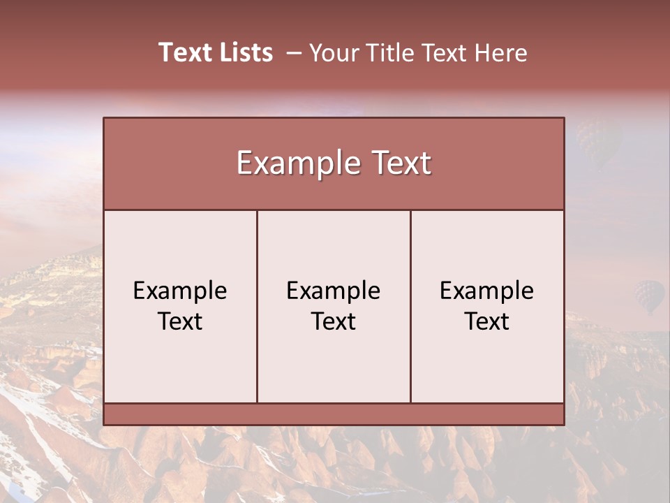 Hot Limestone Anatolia PowerPoint Template