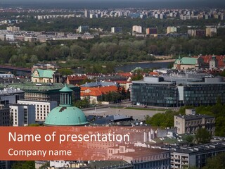 Business Windows Skyscraper PowerPoint Template