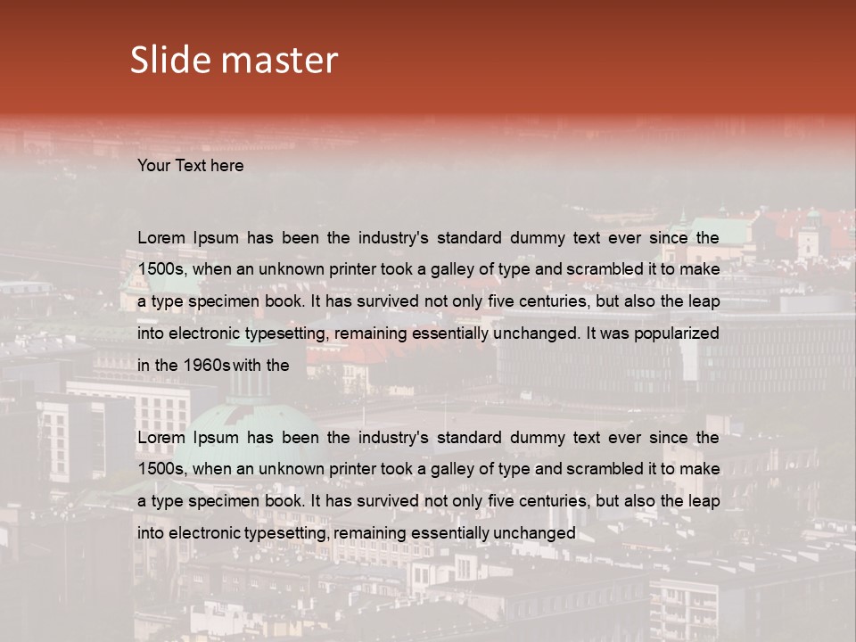 Business Windows Skyscraper PowerPoint Template