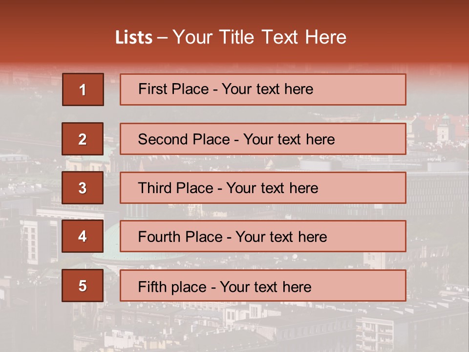 Business Windows Skyscraper PowerPoint Template