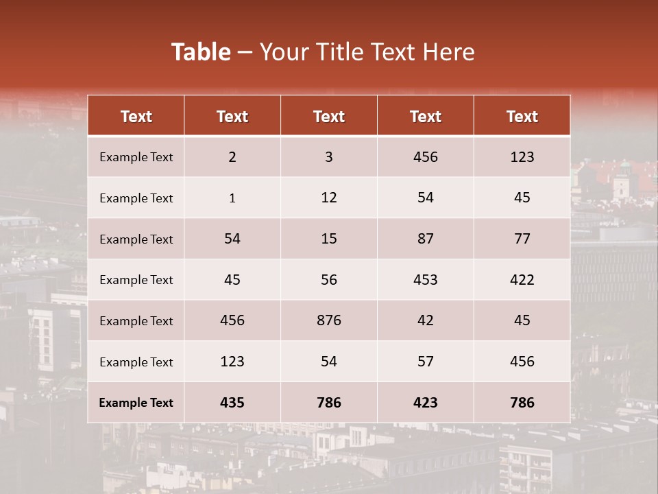 Business Windows Skyscraper PowerPoint Template
