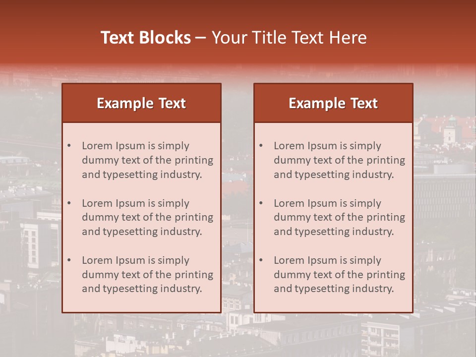 Business Windows Skyscraper PowerPoint Template