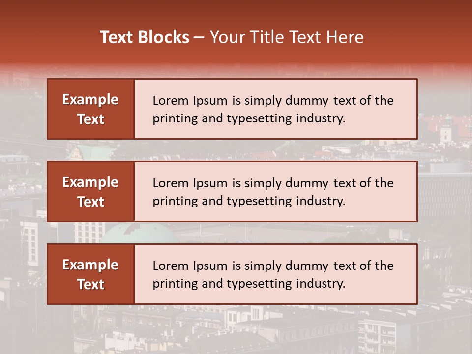 Business Windows Skyscraper PowerPoint Template