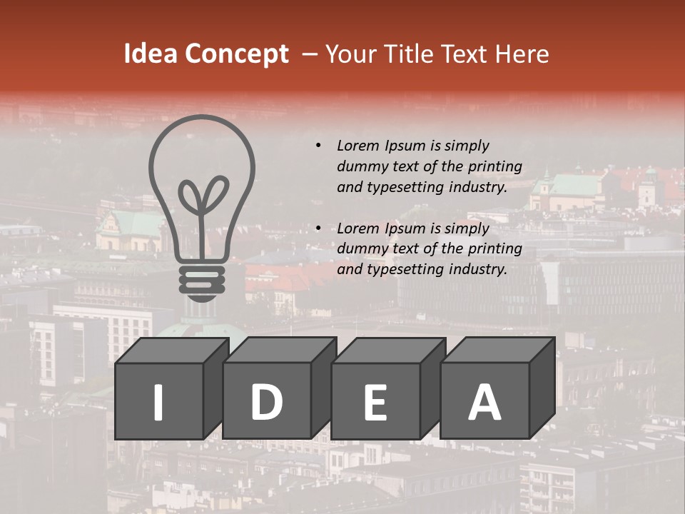 Business Windows Skyscraper PowerPoint Template