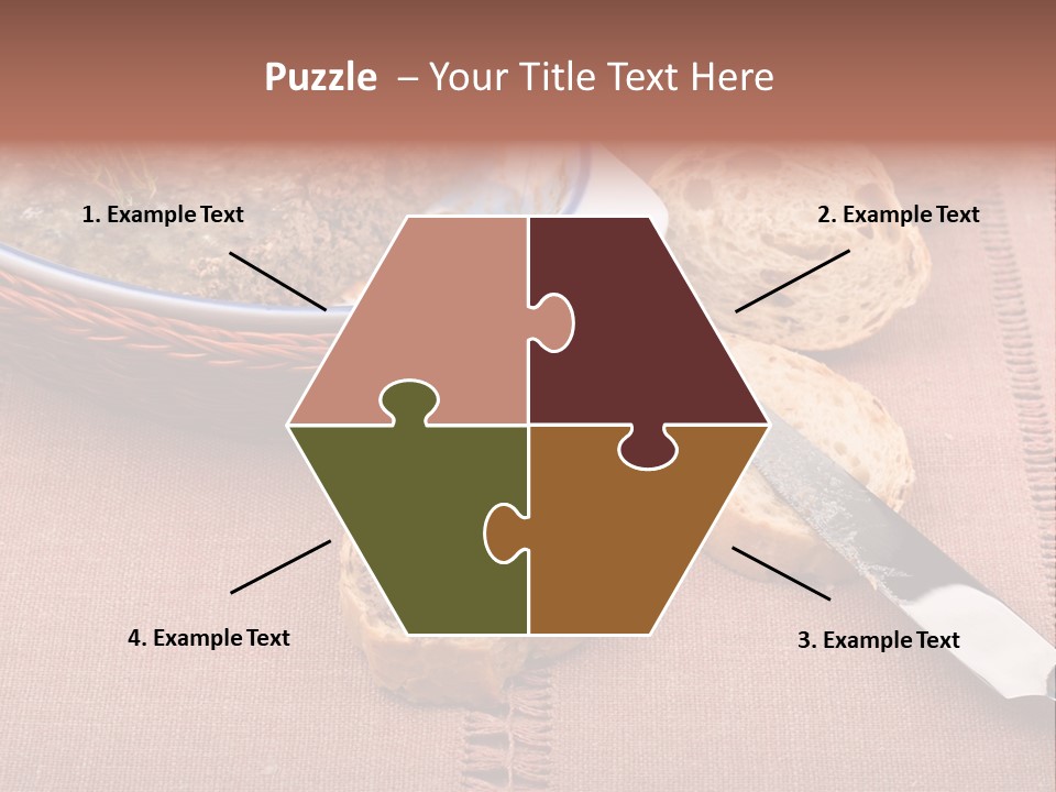 Knife Table Gourmet PowerPoint Template