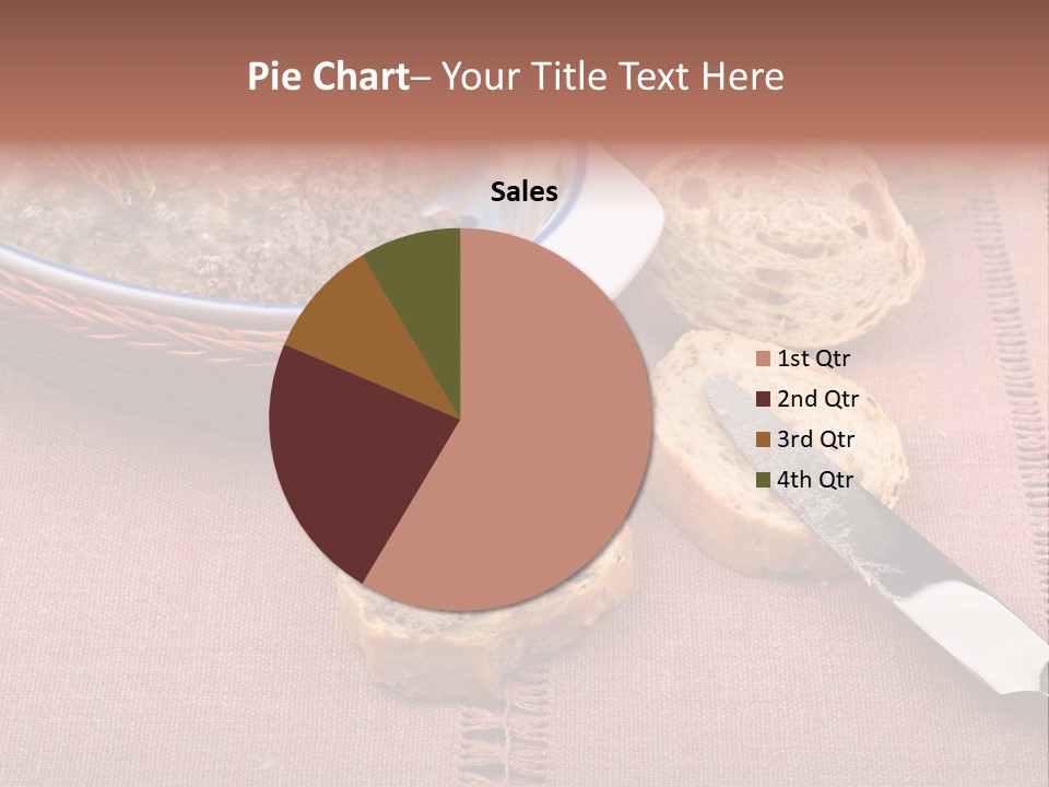 Knife Table Gourmet PowerPoint Template