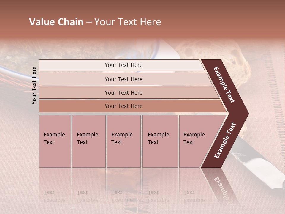 Knife Table Gourmet PowerPoint Template