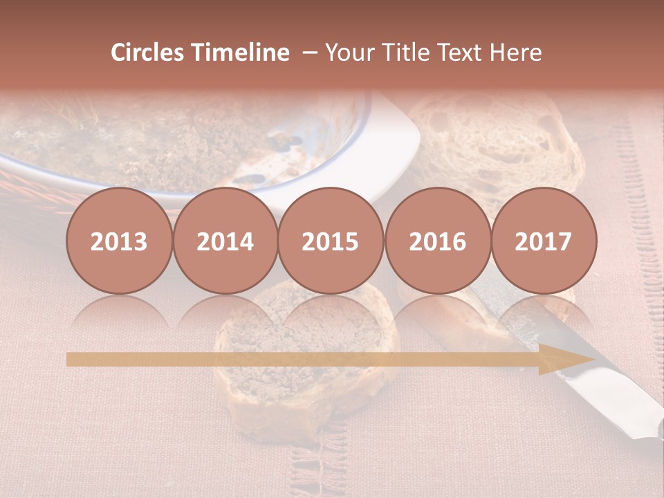 Knife Table Gourmet PowerPoint Template