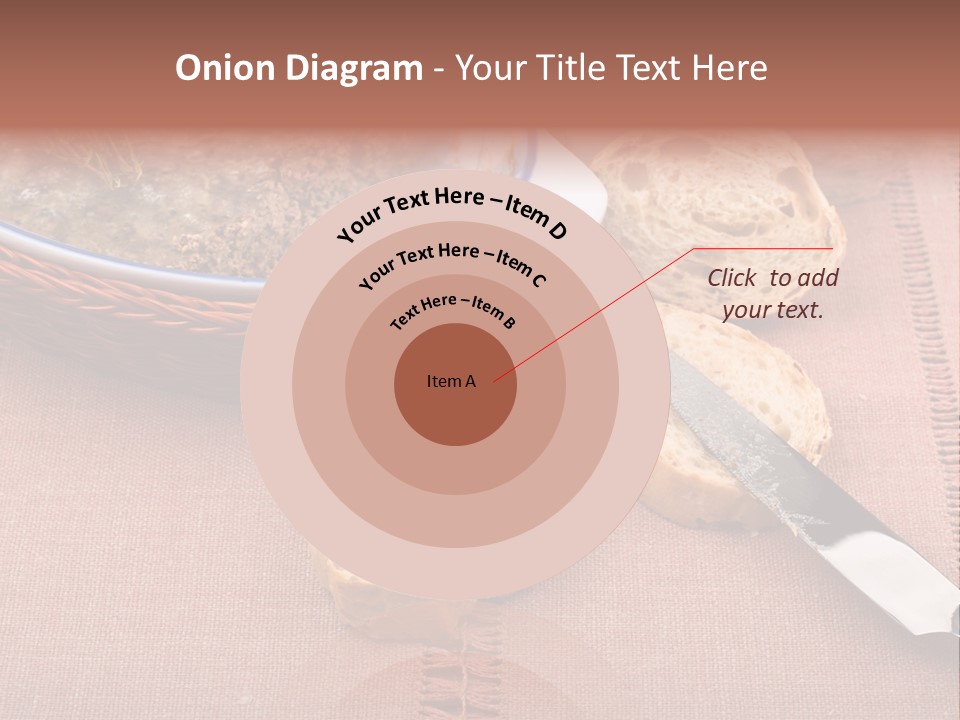 Knife Table Gourmet PowerPoint Template