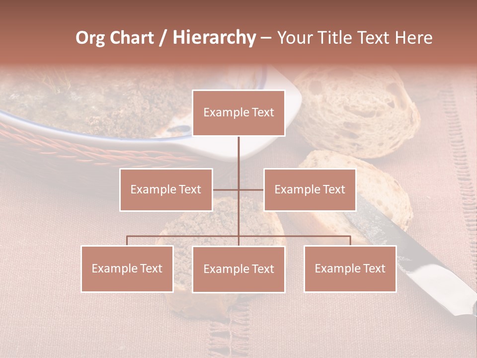 Knife Table Gourmet PowerPoint Template