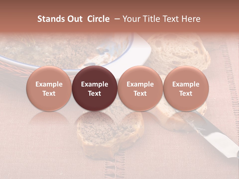 Knife Table Gourmet PowerPoint Template