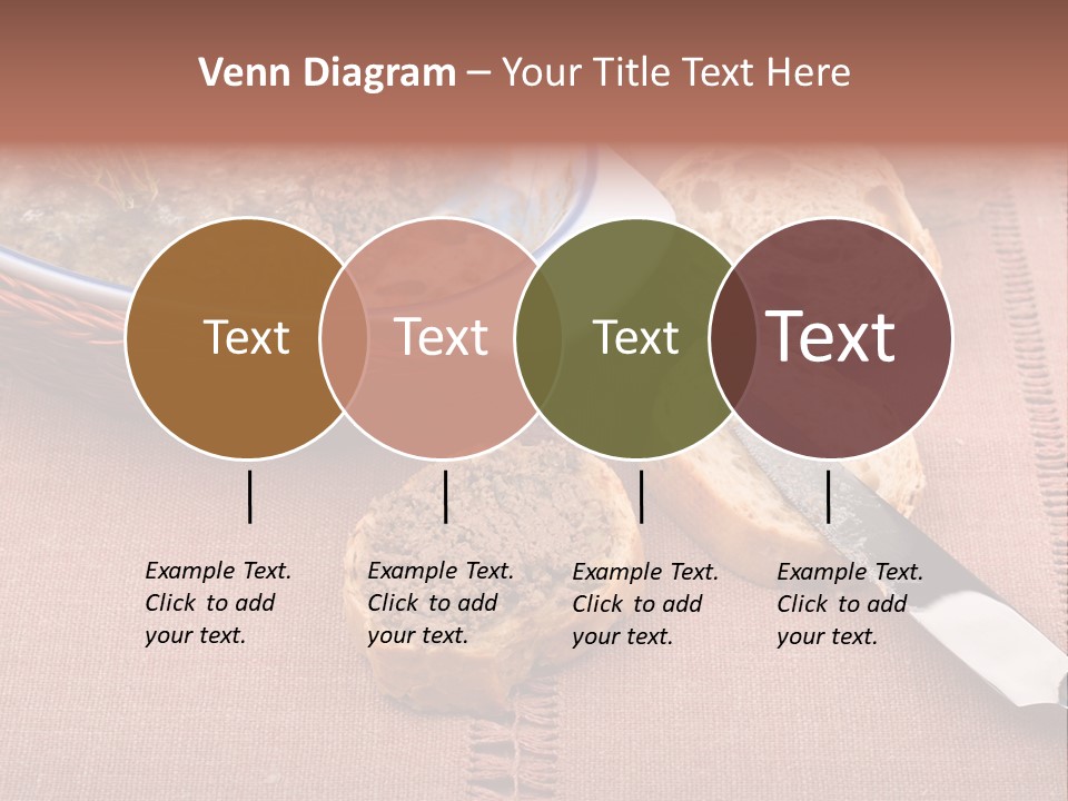 Knife Table Gourmet PowerPoint Template